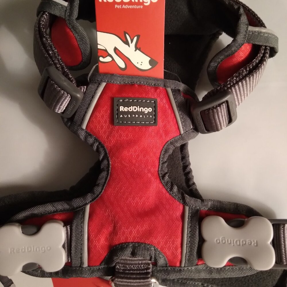 Red Dingo Brand Padded Dog Harness NWT's Size Medium